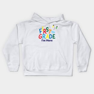 First Grade Back to school 2020 Kids Hoodie